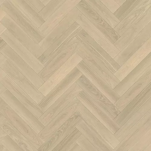 Инженерная доска Kahrs Herringbone Английская Елка Дуб AB Белое масло