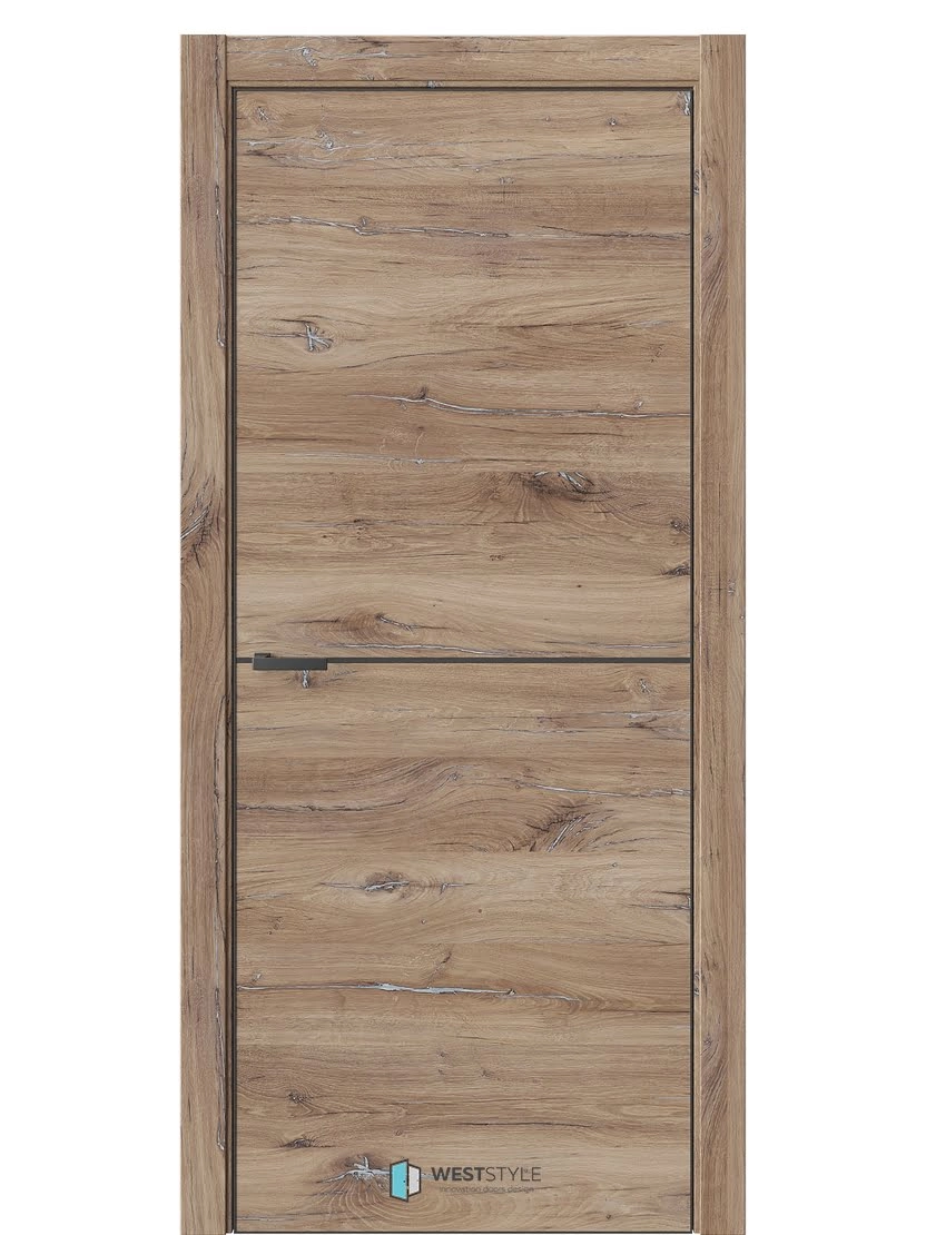 Межкомнатная дверь WestStyle Industrial IN391 ДГ  Дуб флагстафф