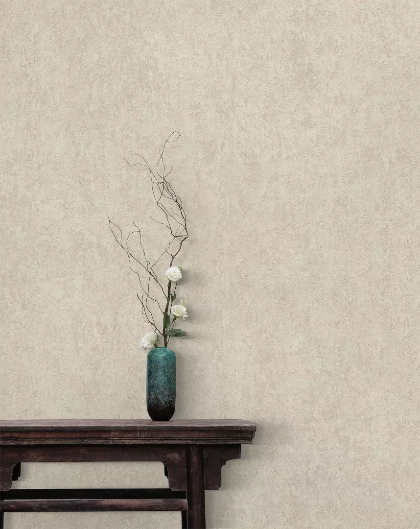 Обои флизелин Grandeco Balmina гор. винил, 1.06х10.05, A33703 фон штукатурка кремовая
